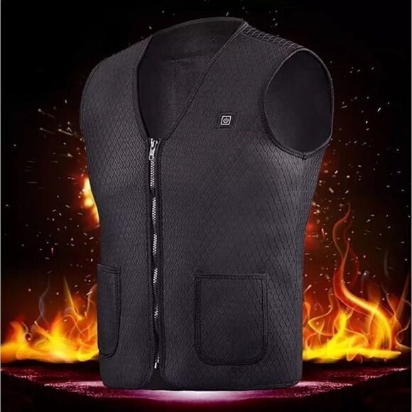 Unisex Heated 🔥 Vest and PowerBank ⚡ COMBO DEAL - Picture 1 of 9